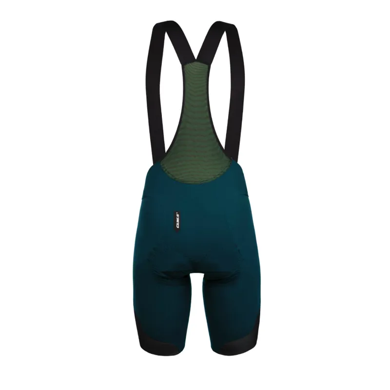 Q36.5 Salopette Woolf 2.0 : Thermal Bib Shorts : AUSTRALIAN GREEN-1